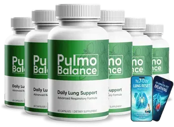 Pulmo Balance Official Website Pulmo Balance daily lung support, 6 bottles with free bonus guides